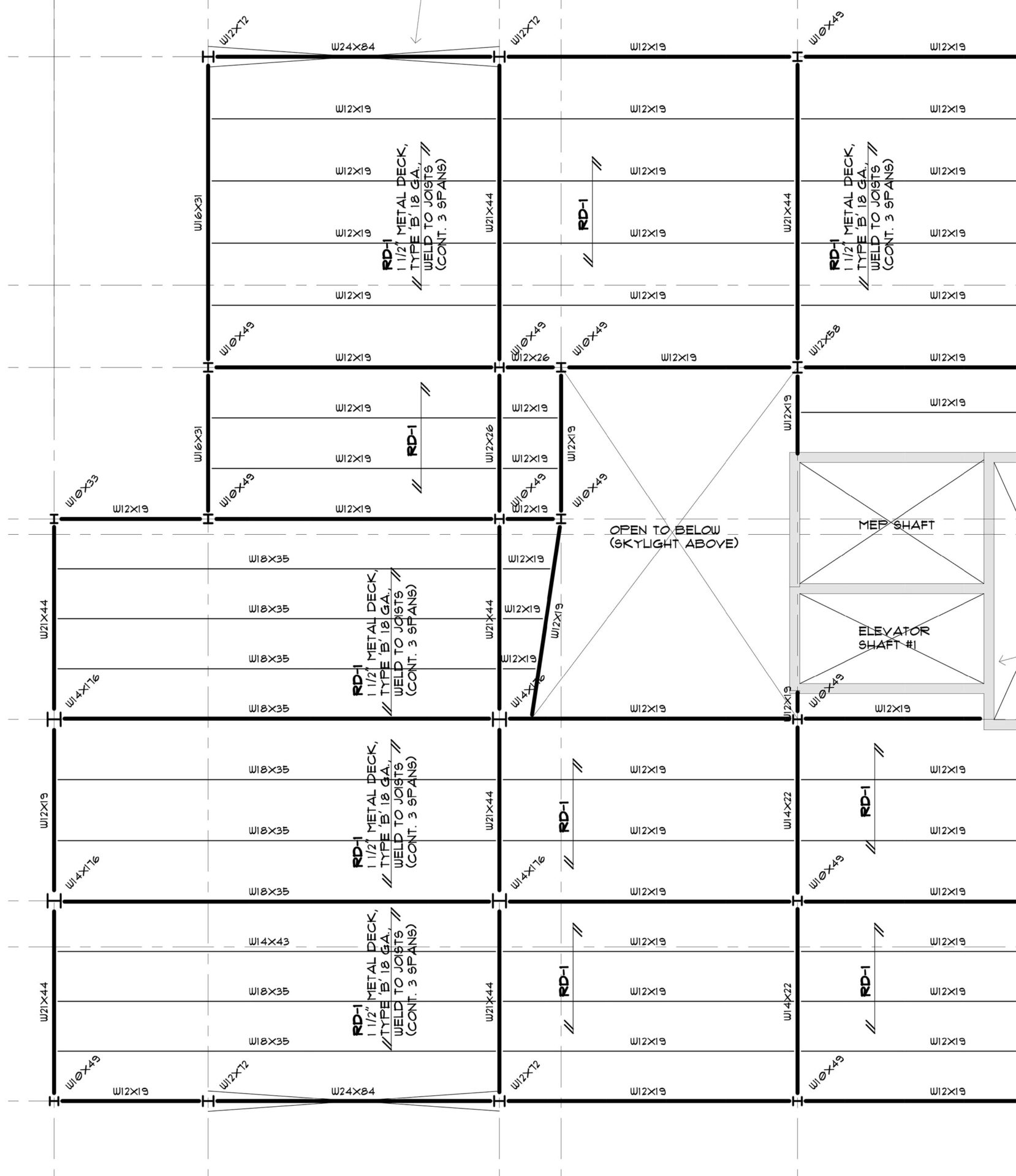 Blueprint for a building
